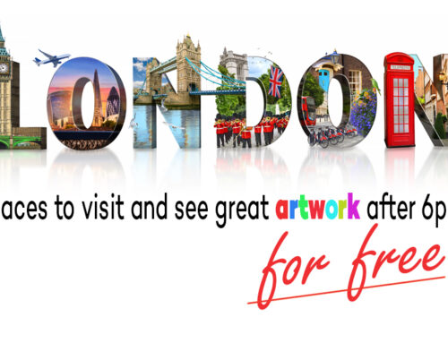 Which well-known art venues in London can you visit for free in the evening?