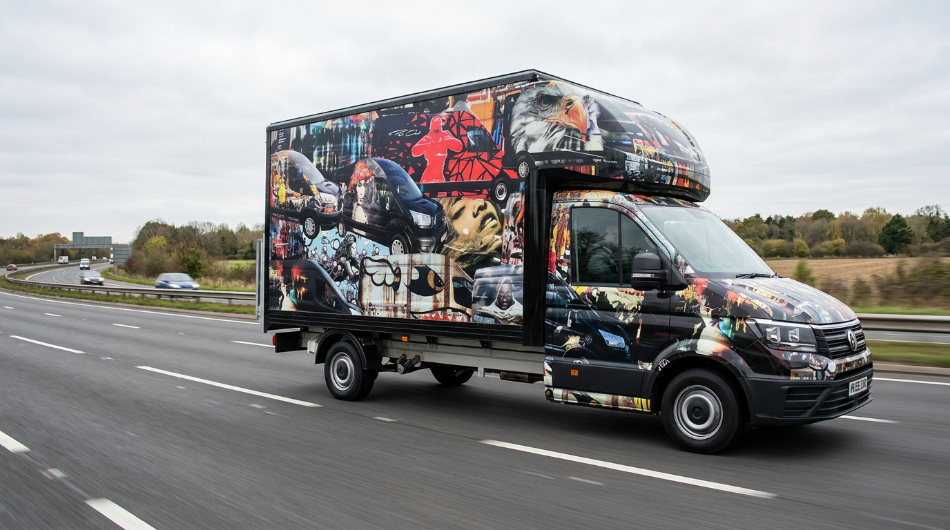 Flight Logistics delivery courier van